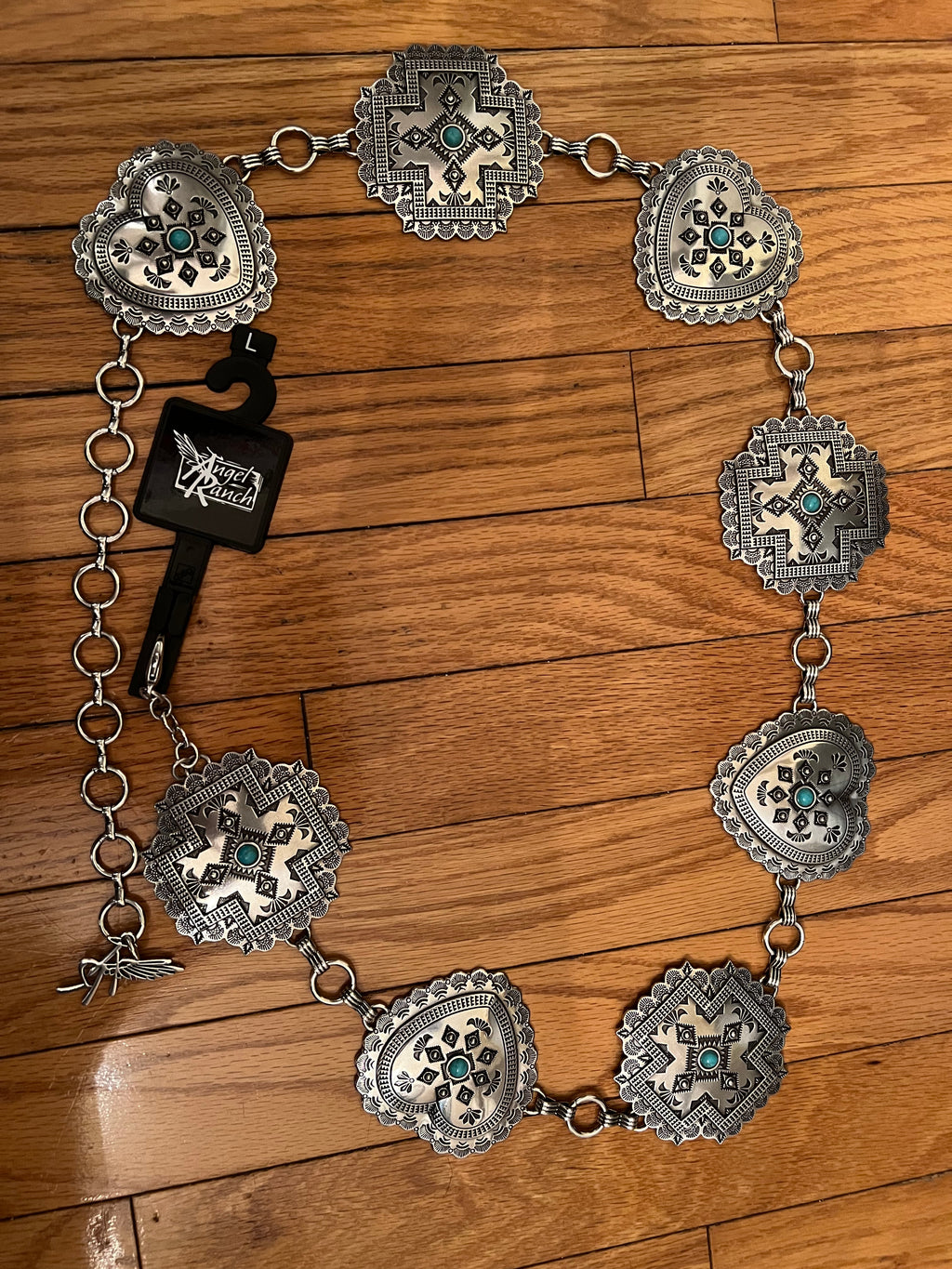 The Trap Shot Concho Belt by Angel Ranch