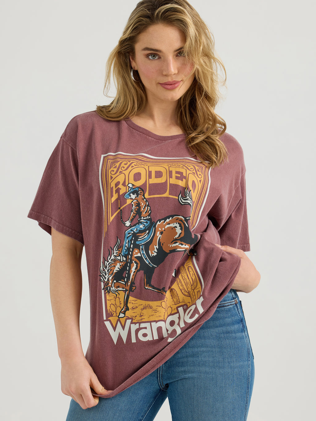 RODEO Oversized Tee by Wrangler