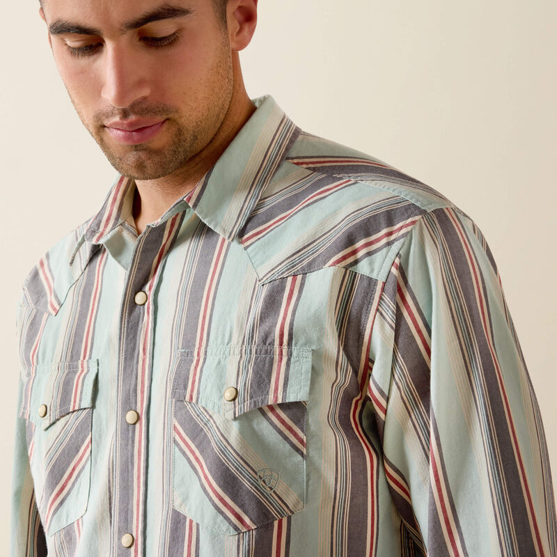 The All Walk, No Talk Men's Pearl Snap Shirt by Ariat