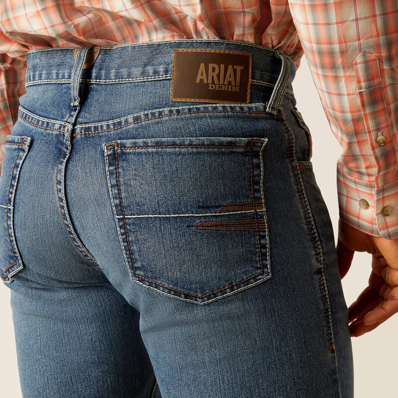 ARIAT Men's M1 Vintage Trevan Straight Leg Jeans