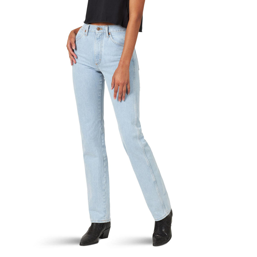 The Cowboy Cut Slim Fit Jeans in Bleach by Wrangler
