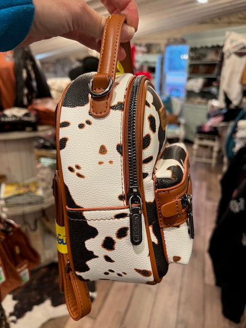 The Dairy Delight Mini Backpack - Brown