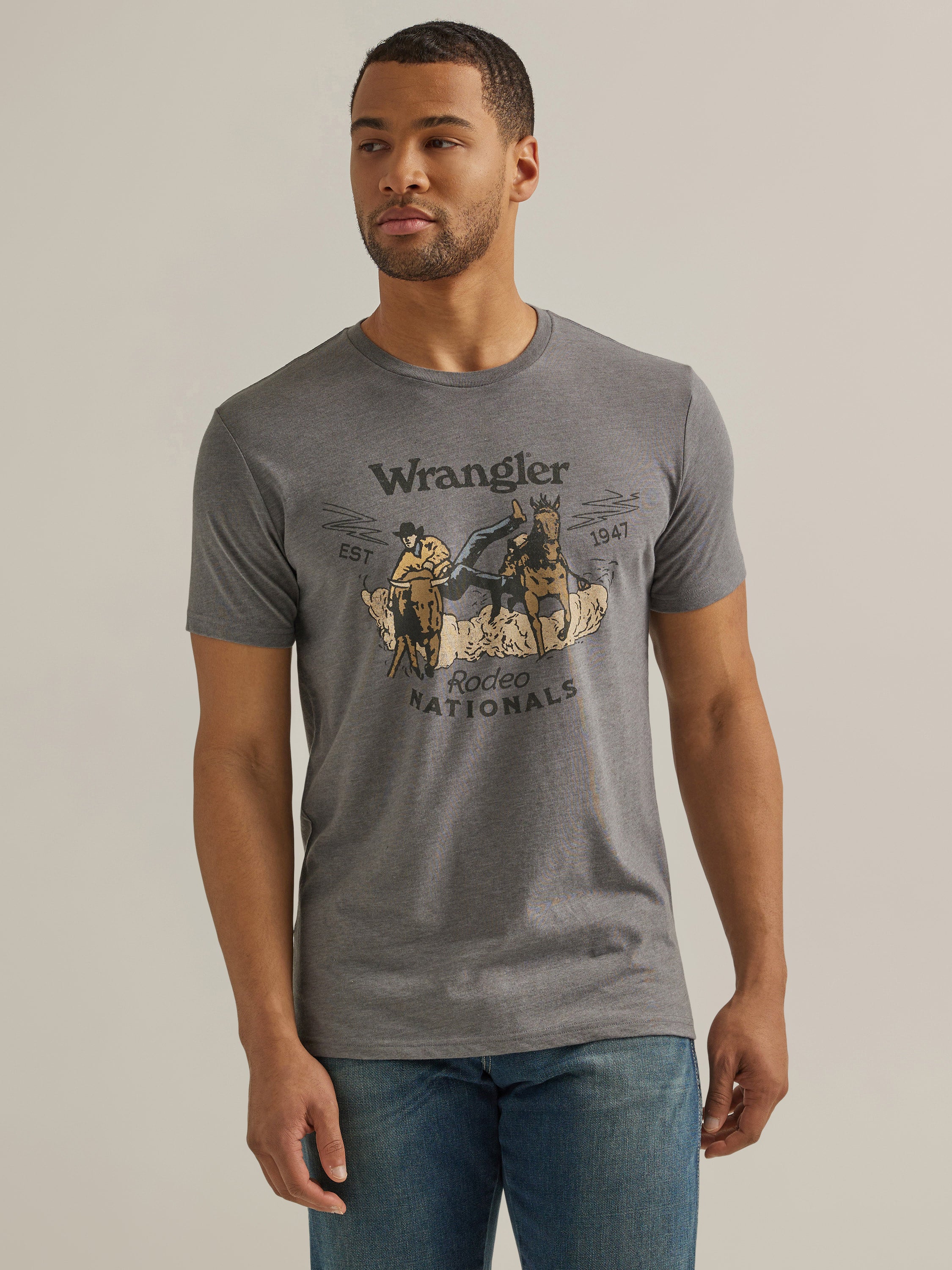 The Steer Wrestler Tee By Wrangler