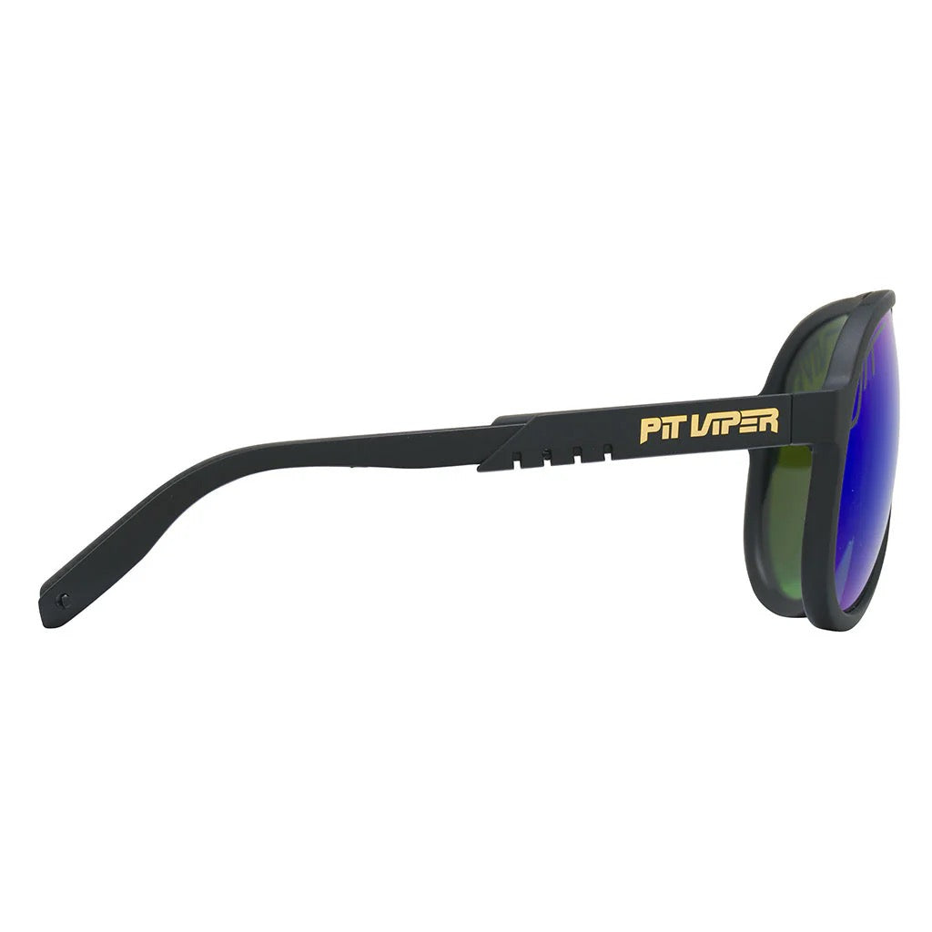 The Jethawk Exec HDPV Polarized Blue-Green Sunglasses by Pit Viper
