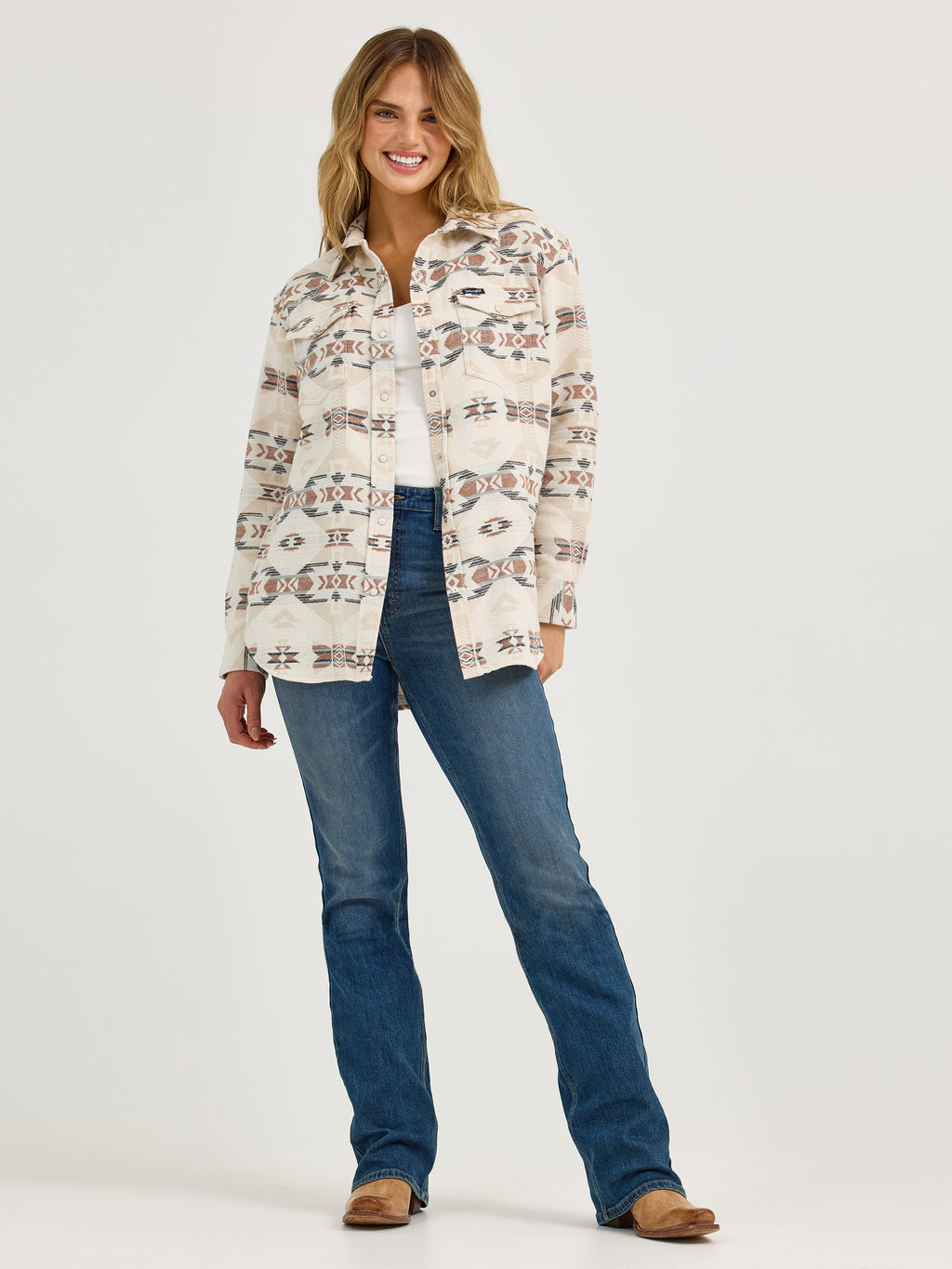 The Abilene Shacket by Wrangler