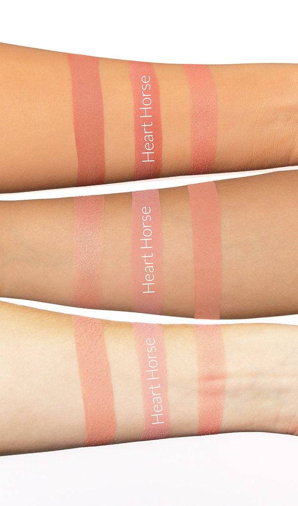 Heart Horse Matte Blush