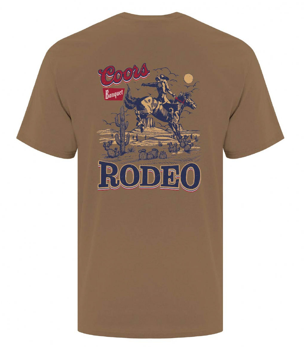 Coors Rodeo Tee in Rodeo Dust Brown
