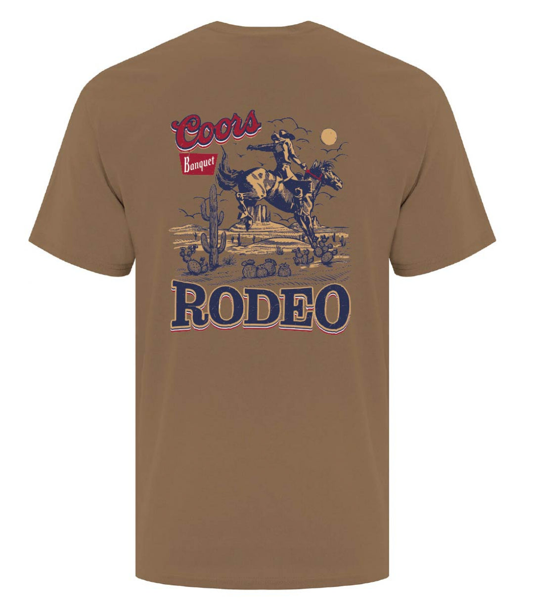 Coors Rodeo Tee in Rodeo Dust Brown