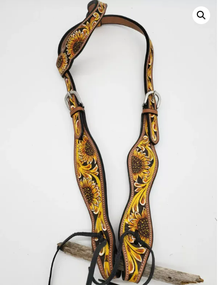 Sunflower Head Stall by Ranch Hand