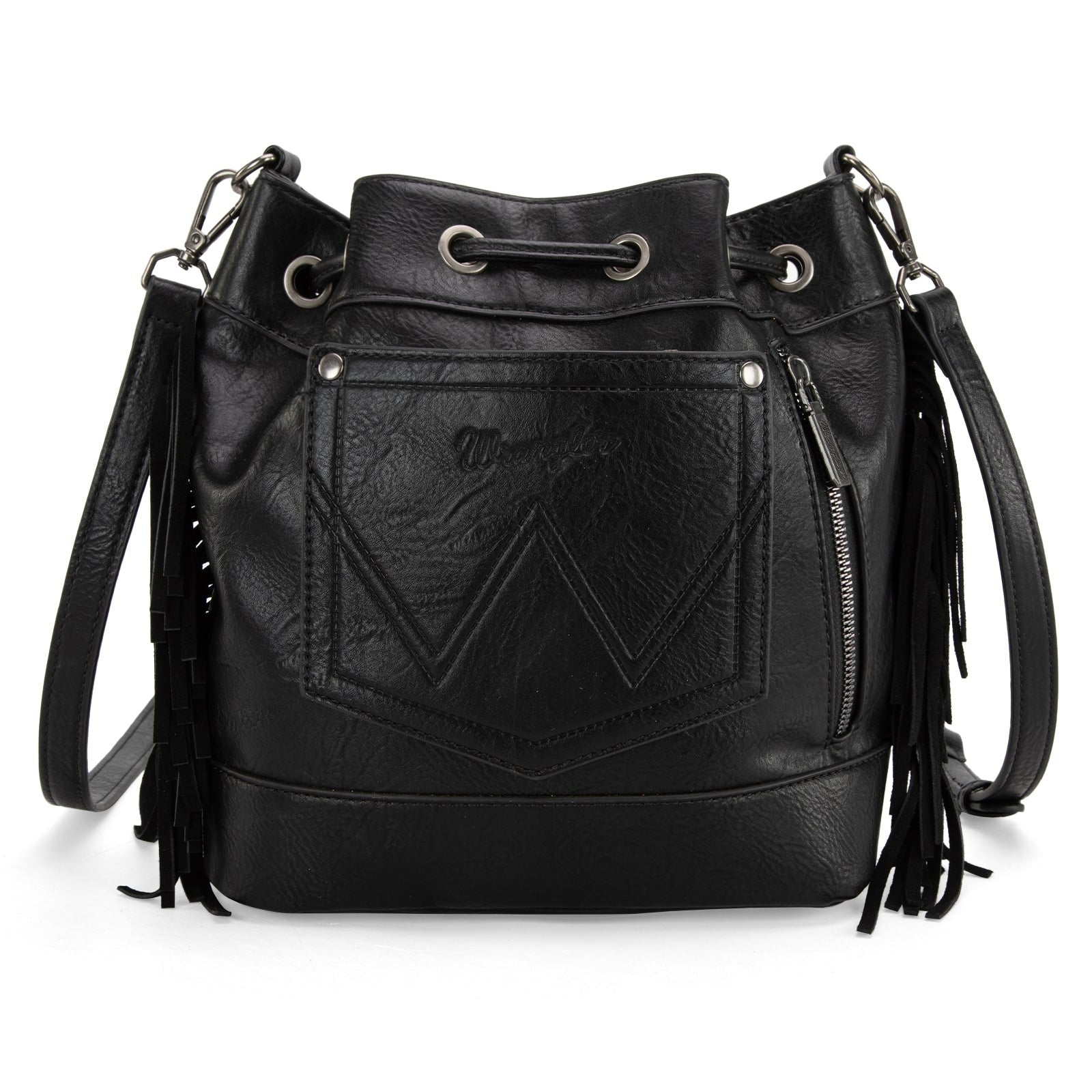 The Mickey Crossbody Bag by Wrangler in Black