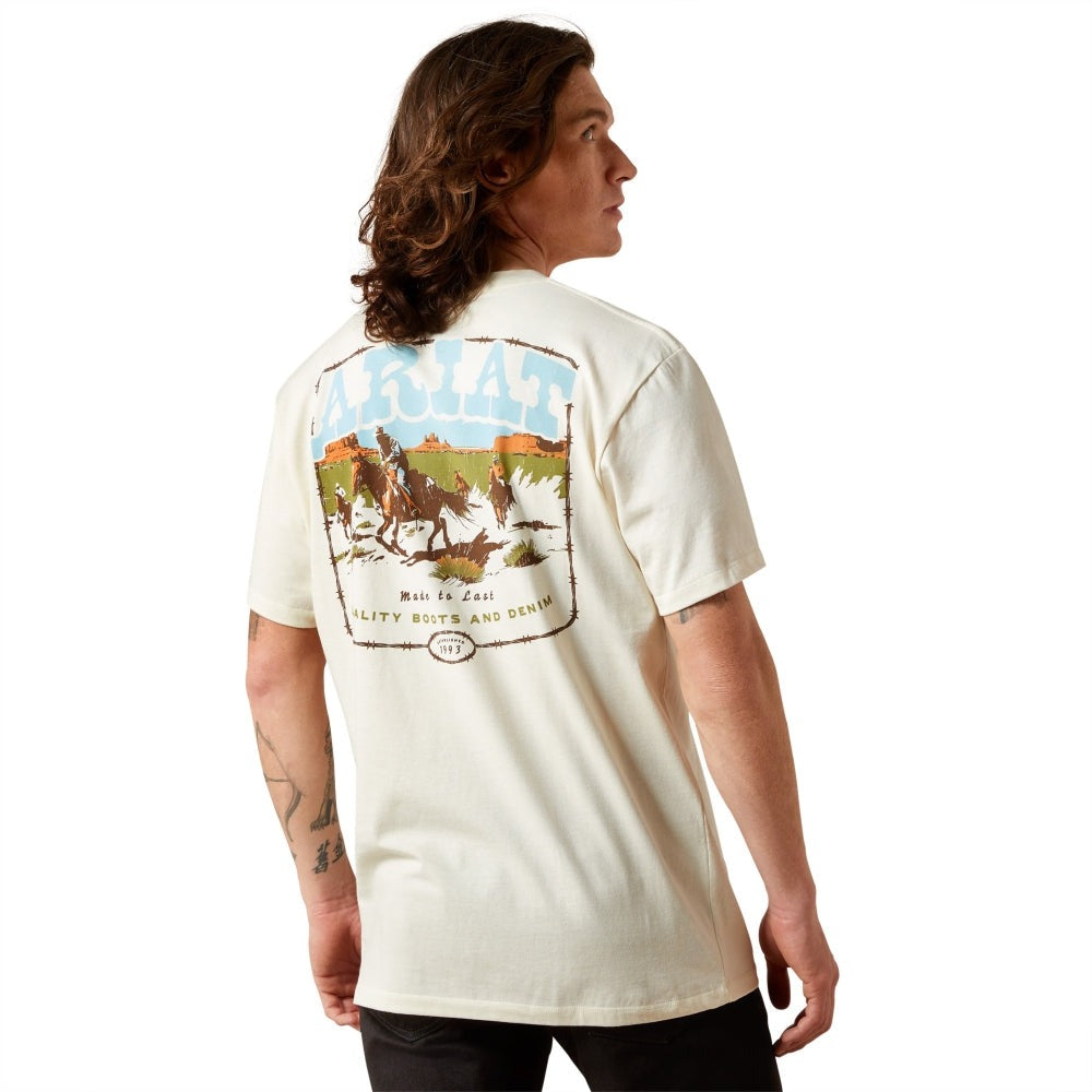 Rollin' Out Tee by ARIAT in Ivory