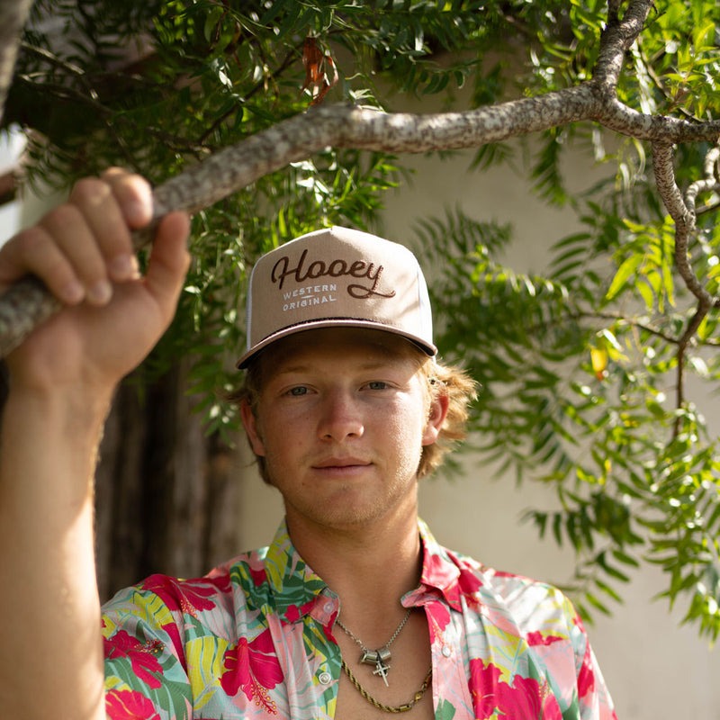 Hooey OG Hat Tan/White