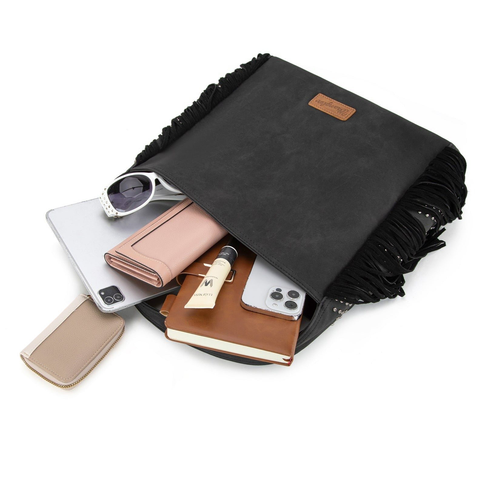 The Tracy Hobo Purse by Wrangler in Black