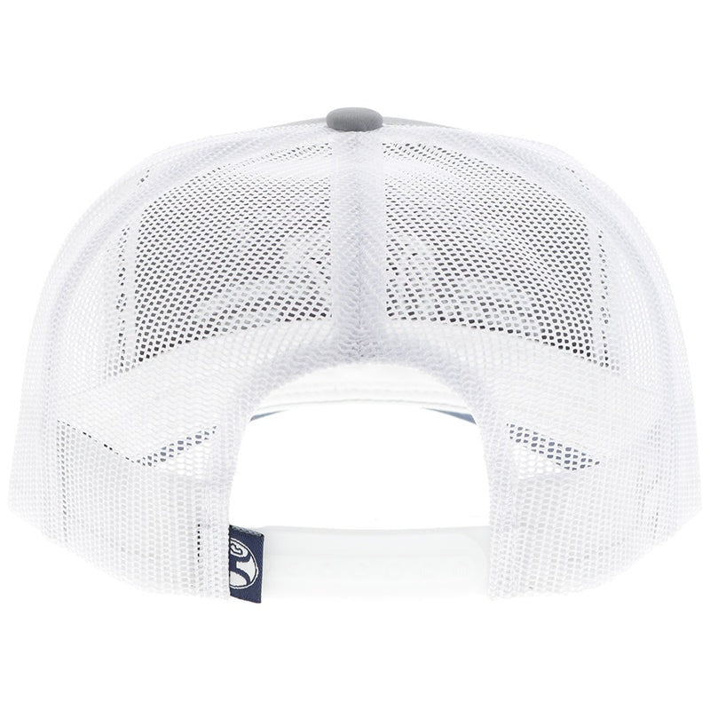 The Rank Stock Hat by Hooey in Grey/White
