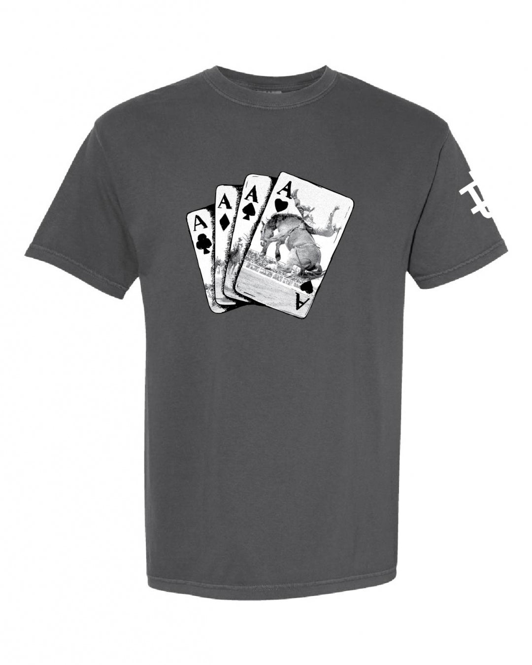 Ace of Cowboys Tee by TFP in Pepper