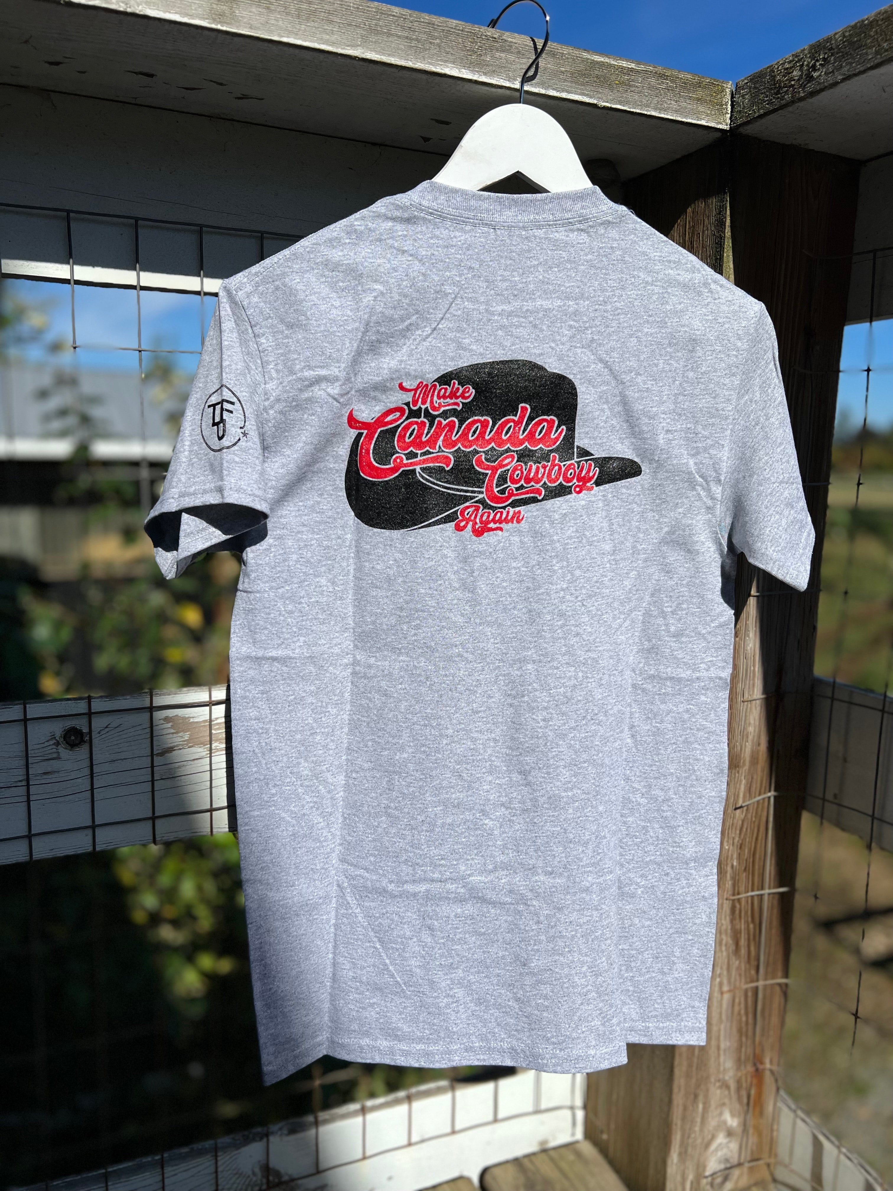 The Make Canada Cowboy Again Pocket Tee by TFP