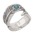 The  Feather Touch Attitude Ring by Montana Silversmiths