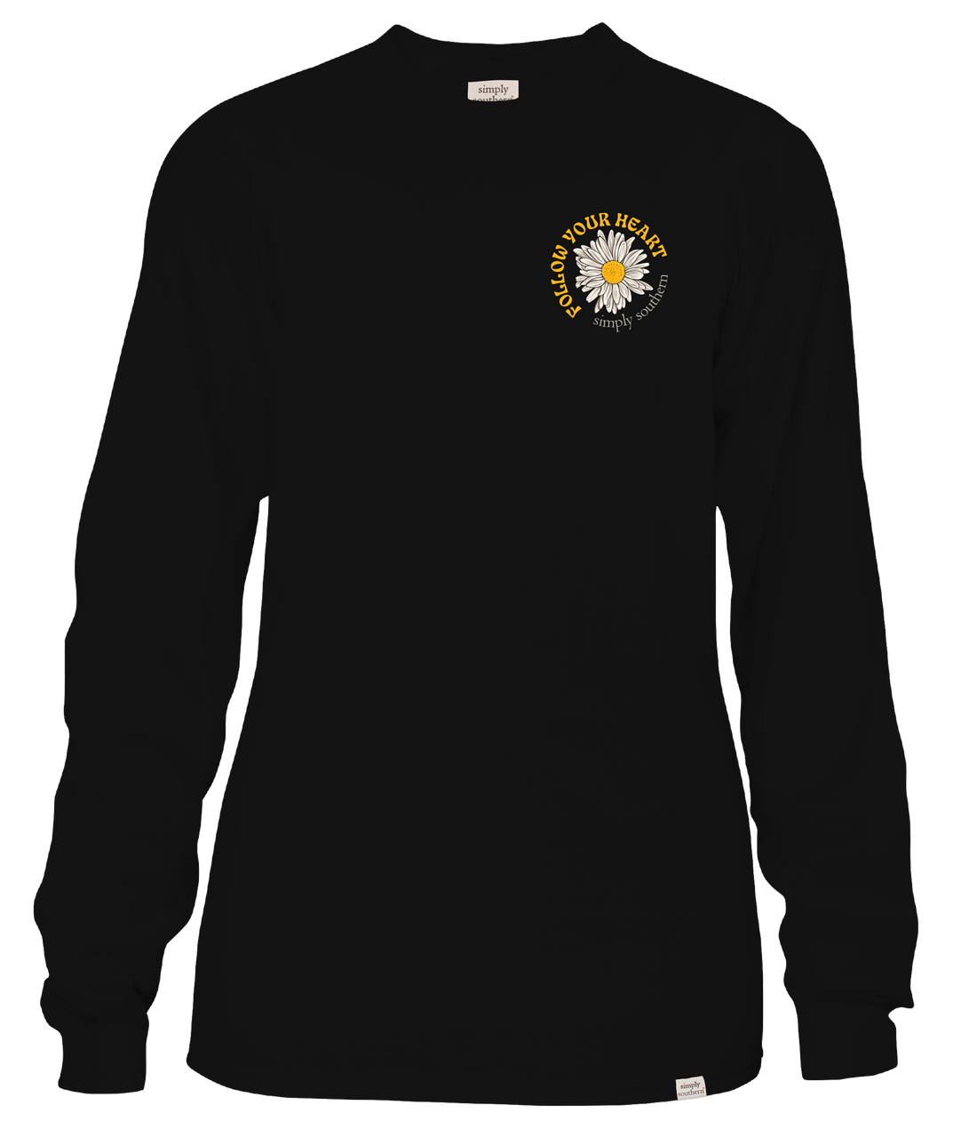 Follow Your Heart L/S Tee by Simply Southern