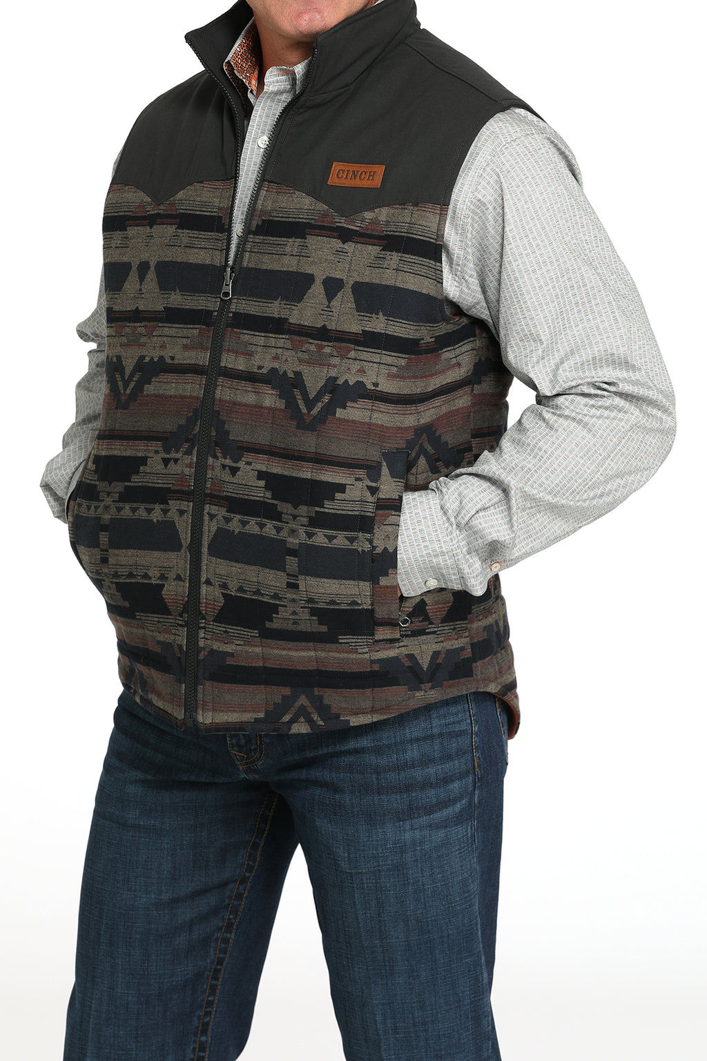 The Windy Ridge Men's Reversible Vest by Cinch