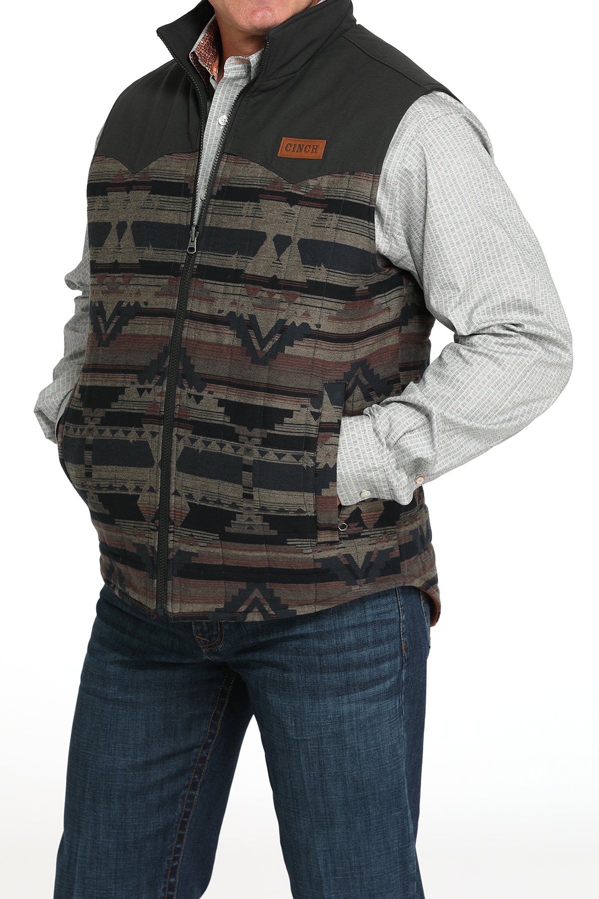 The Windy Ridge Men's Reversible Vest by Cinch