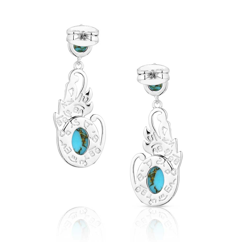 Turquoise Breeze Earrings by Montana Silversmiths