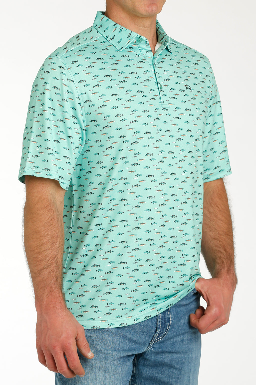 The Gone Fishin' Arenaflex Polo Shirt by Cinch