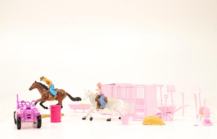 Barrel Racing Toy Set