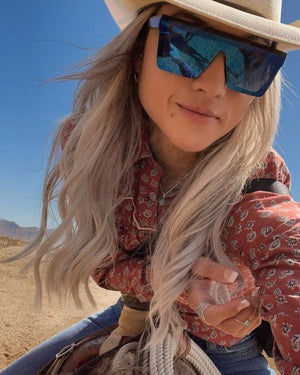 Kerosene Sunglasses in Surf Rider Blue By American Bonfire
