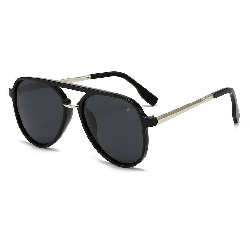 Rockin A Sunglasses in Black by American Bonfire