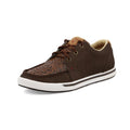 Twisted X Fancy Tooled Kicks in Saddle Brown