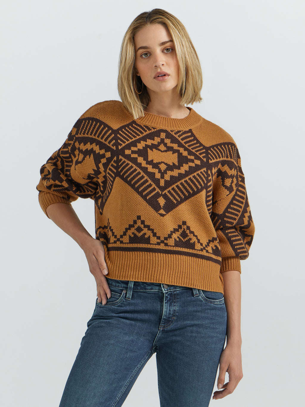 The Autumn Southwestern Sweater by Wrangler