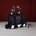 The Dairy Delight Wrangler Mini Tote Purse in Black with Trim