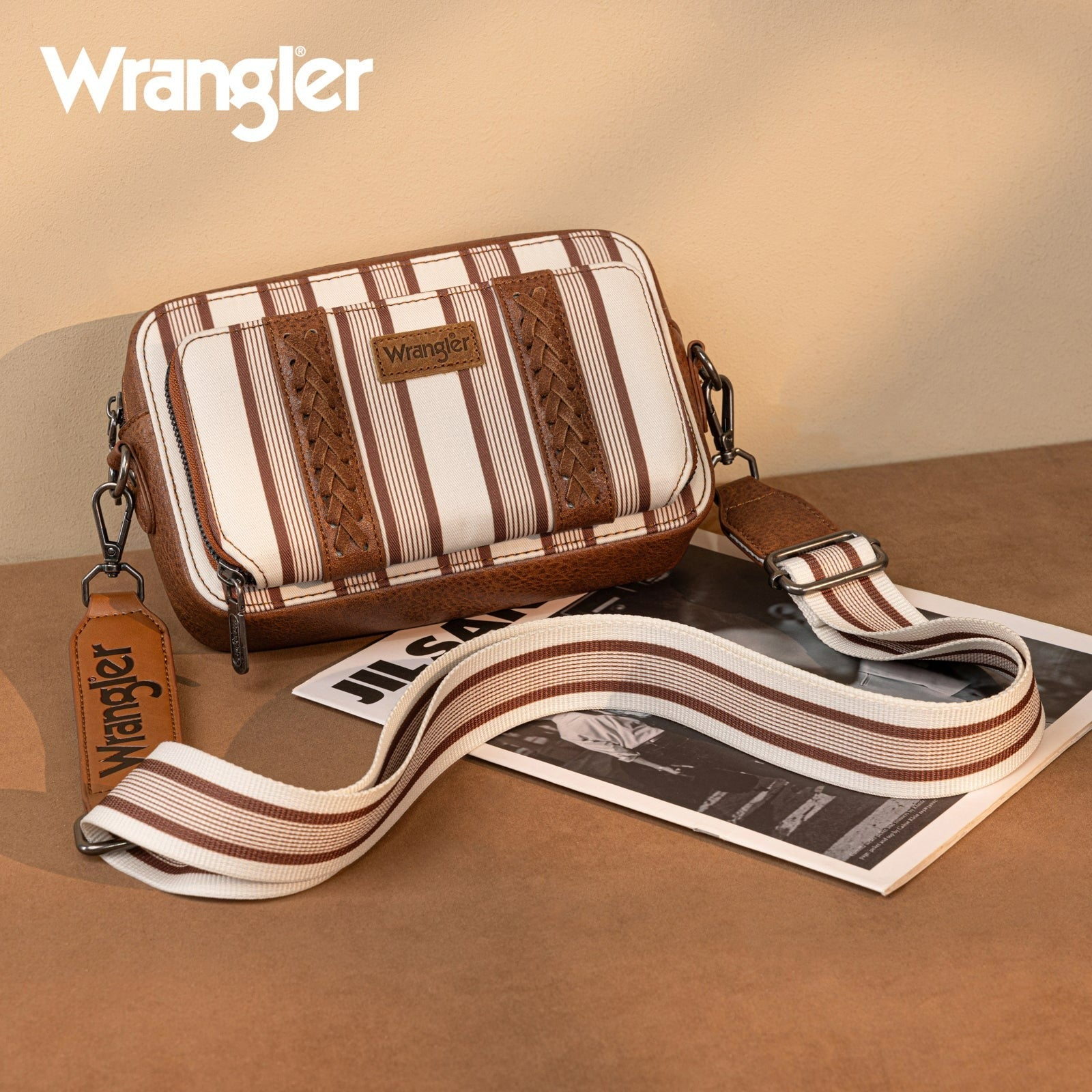 The Beach Babe Crossbody by Wrangler - Caramel