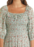 Coastal Cowgirl Floral Boho Dress