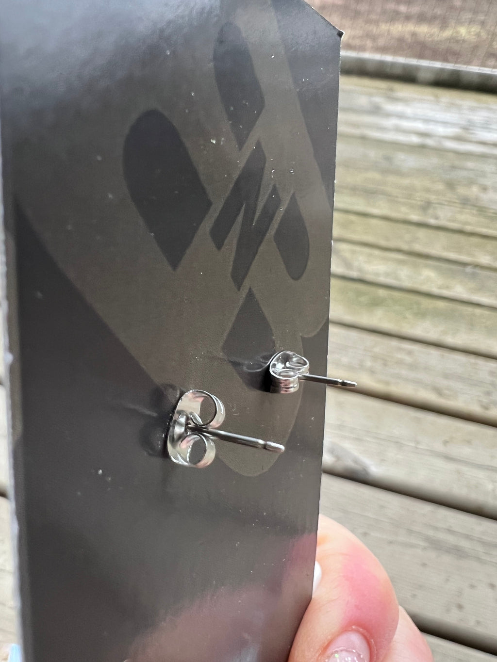 The Sparkly Bullet Stud Earrings