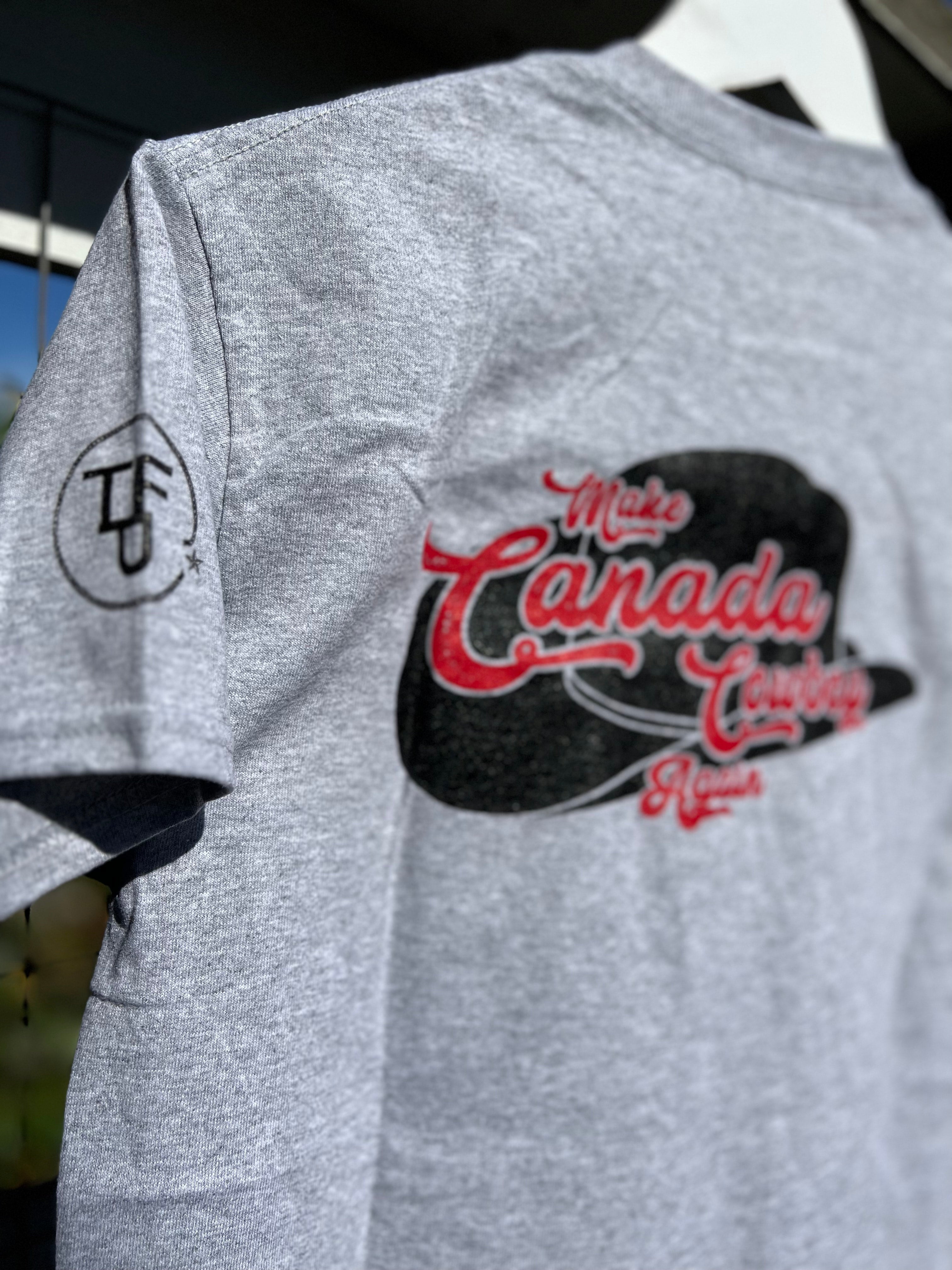 The Make Canada Cowboy Again Pocket Tee by TFP