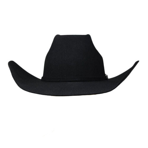 ARIAT Added Money 2X Black Felt Cowboy Hat