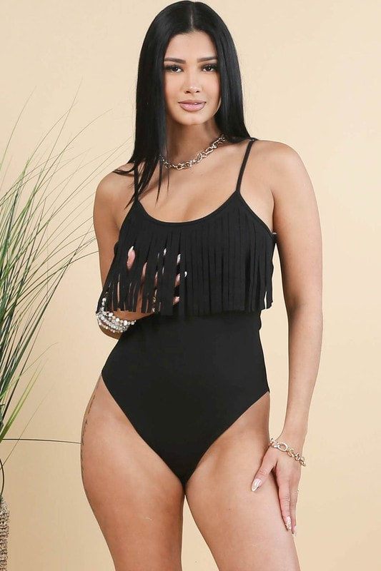 The Shania Fringe Bodysuit