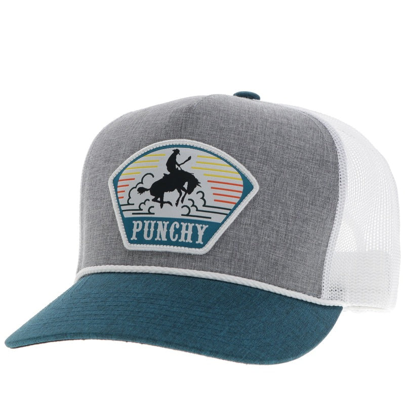 Punchy Trucker Hat By Hooey - Grey