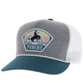 Punchy Trucker Hat By Hooey - Grey