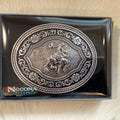 The Bronc Wild Belt Buckle by Nocona