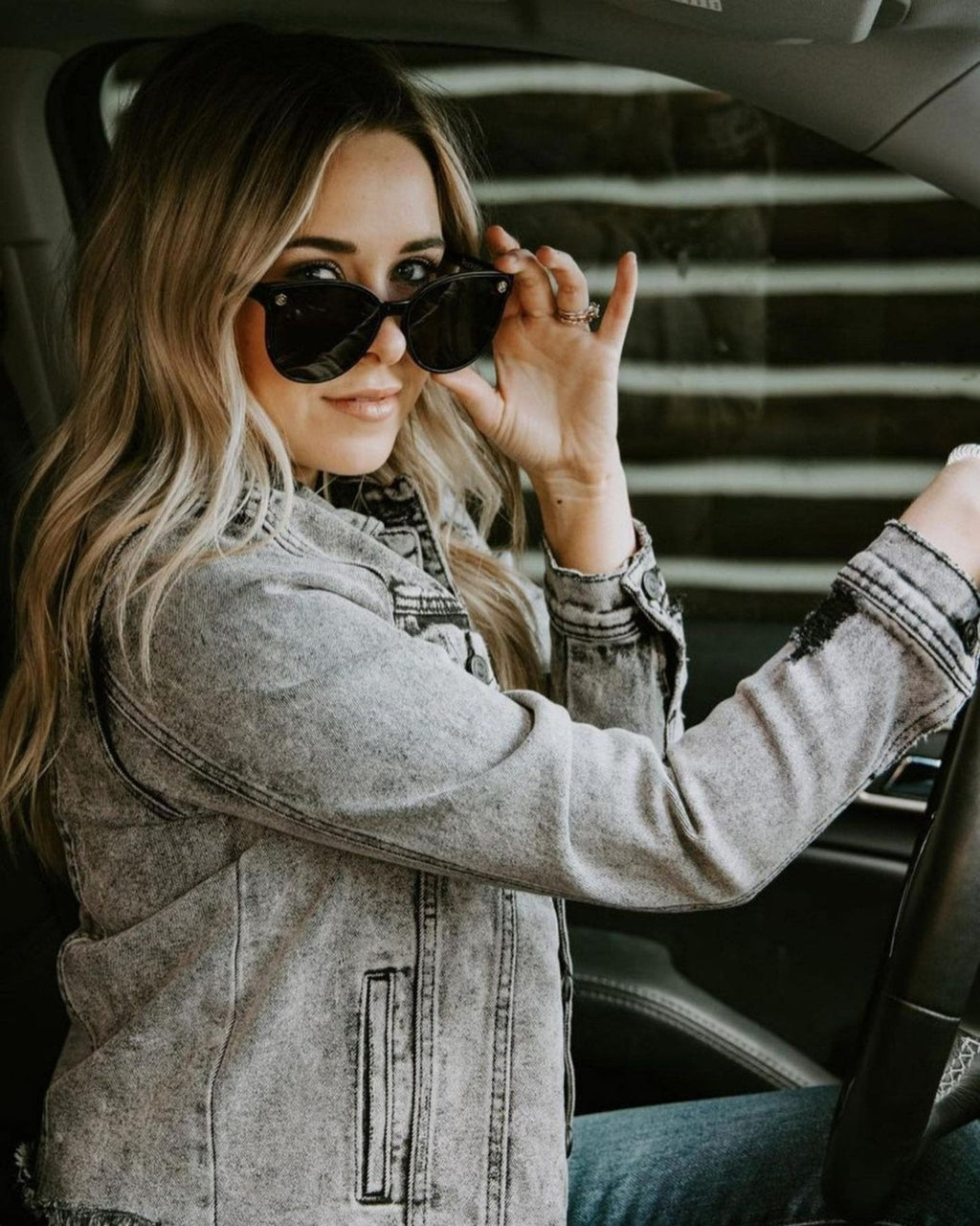 Rockstar Sunglasses in Black by American Bonfire