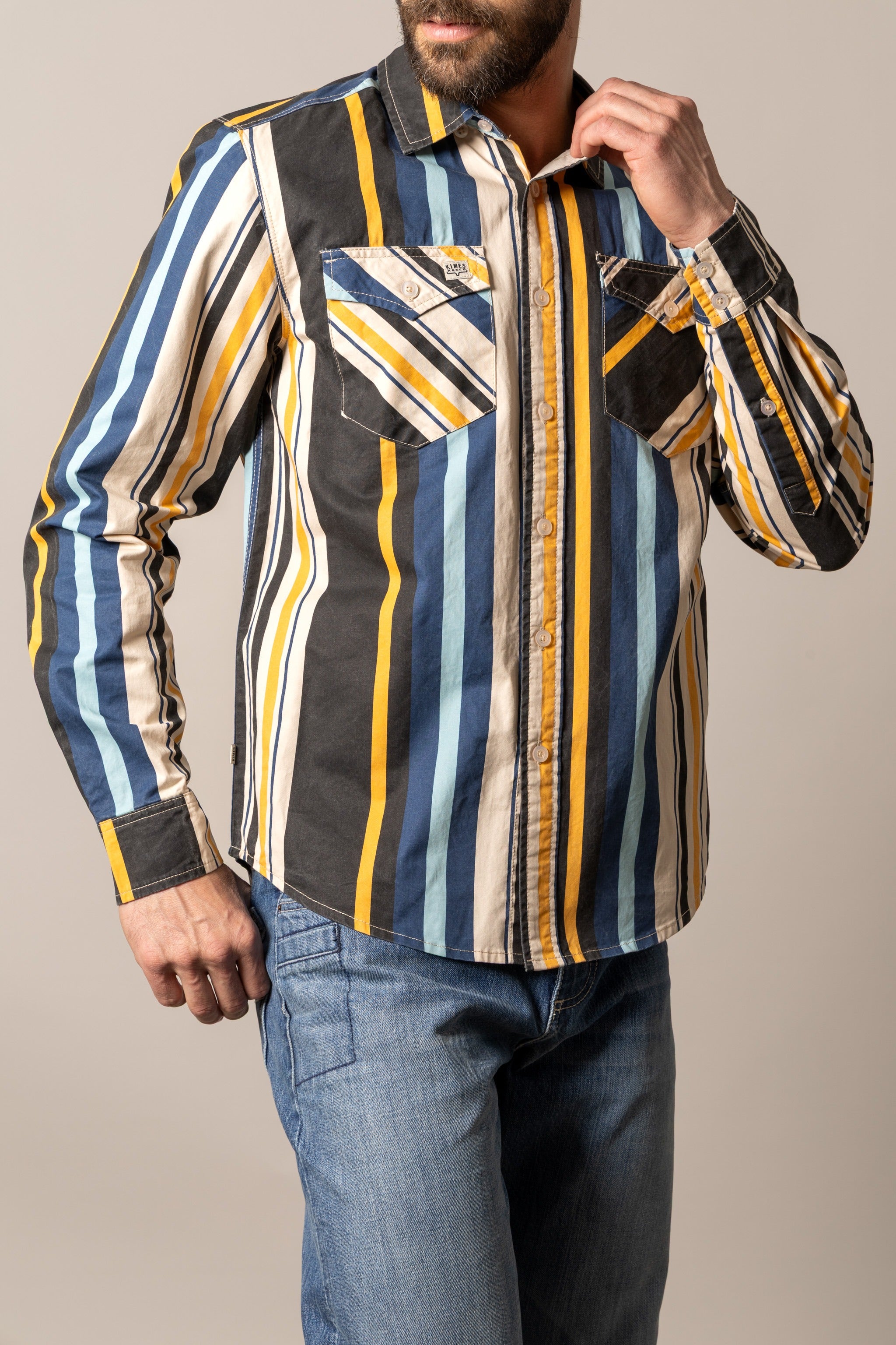 The Clancy Men's Button Up Shirt by Kimes Ranch