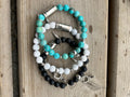 The Rich N’ Punchy Bracelets by Bullets N’ Beads