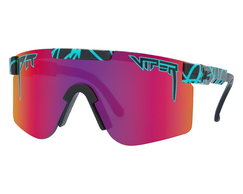 The Original Volatge Polarized Pink Purple Sunglasses by Pit Viper - Double Wide