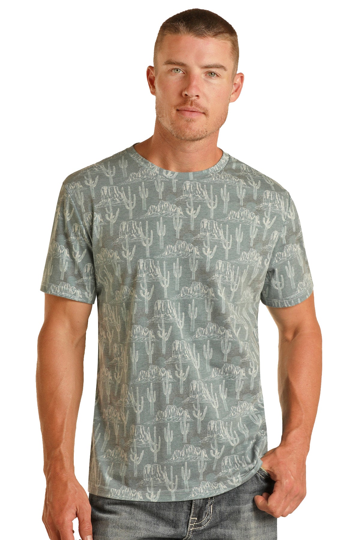 The Saguaro Canyon Tee by Rock & Roll Denim