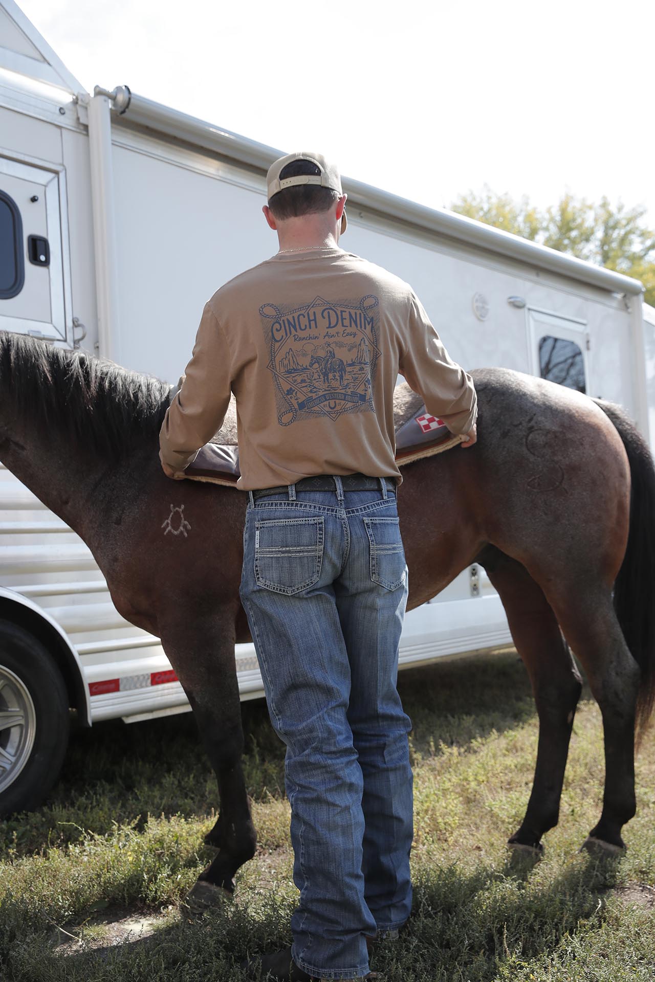 The Grande Prairie Long Sleeve Tee by Cinch