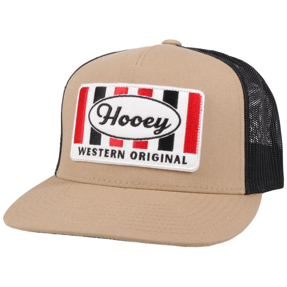 Throw Back Hat by Hooey in Tan/Black