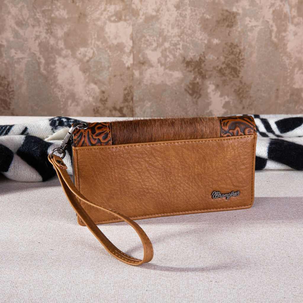 The High Brow Cat Wallet by Wrangler - Red Brindle