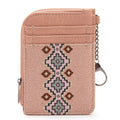 The Doc Bar Mini Zip Card Case by Wrangler - Pink Paradise
